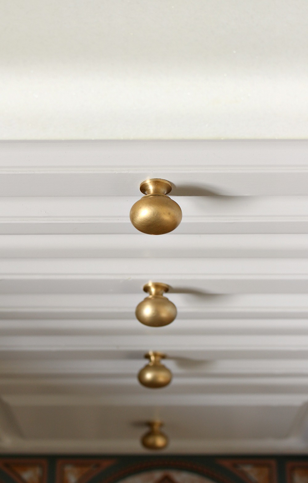 how to remove lacquer from brass Budget-Friendly Grey, Pink, Gold Kitchen Makeover with Vintage Vibe