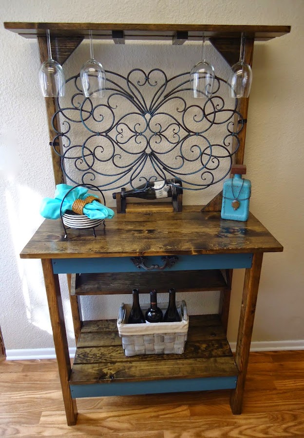 Wrought Iron Accent Table - SOLD