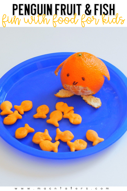 This cute clementine penguin themed snack idea for kids will have your toddlers smiling during your penguin tot school week. Adding fun snack ideas for kids into your tot school curriculum helps bring that added layer of fun to your day.