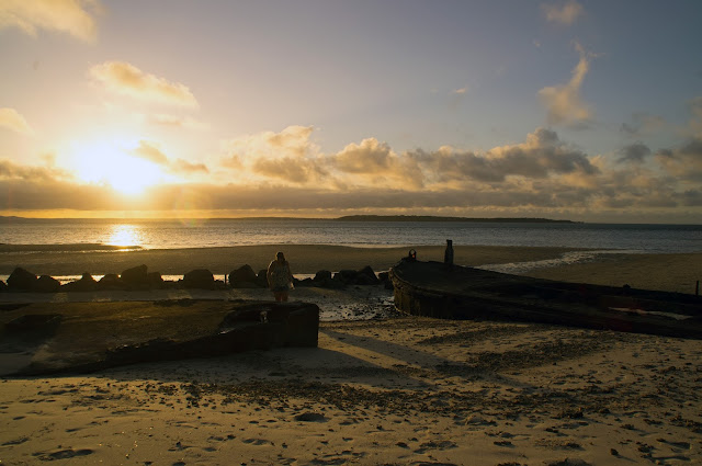 Sunset from Dunwich Shipwrecks Stradbroke Island Sunset from Dunwich Shipwrecks Stradbroke Island
