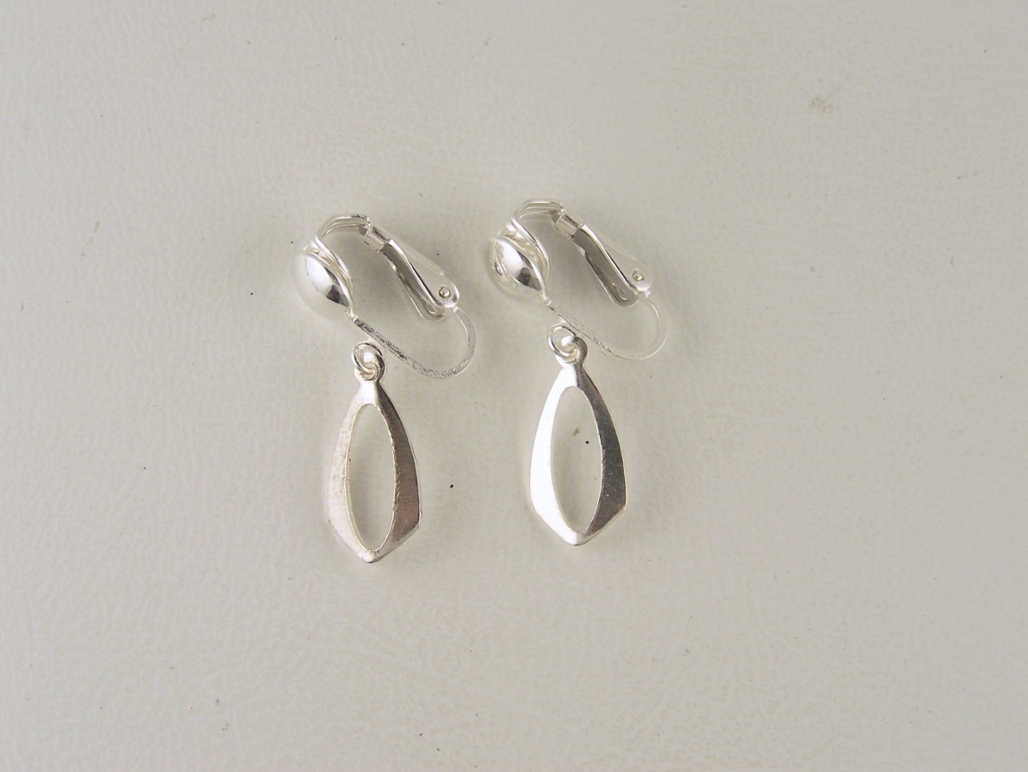 The Clip On Earring Store Stylist Clip On Earrings Sterling Silver Non