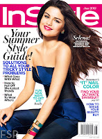 Selena Gomez on the cover of  InStyle USA June 2013