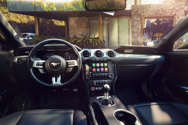 2018 Ford Mustang GT Premium interior Interior view of 2018 Ford Mustang GT Premium