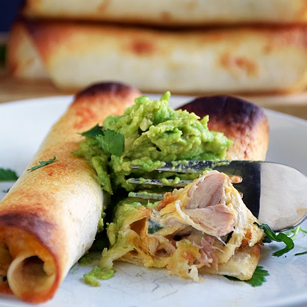 Slow Cooker Chicken Taquitos | by Life Tastes Good