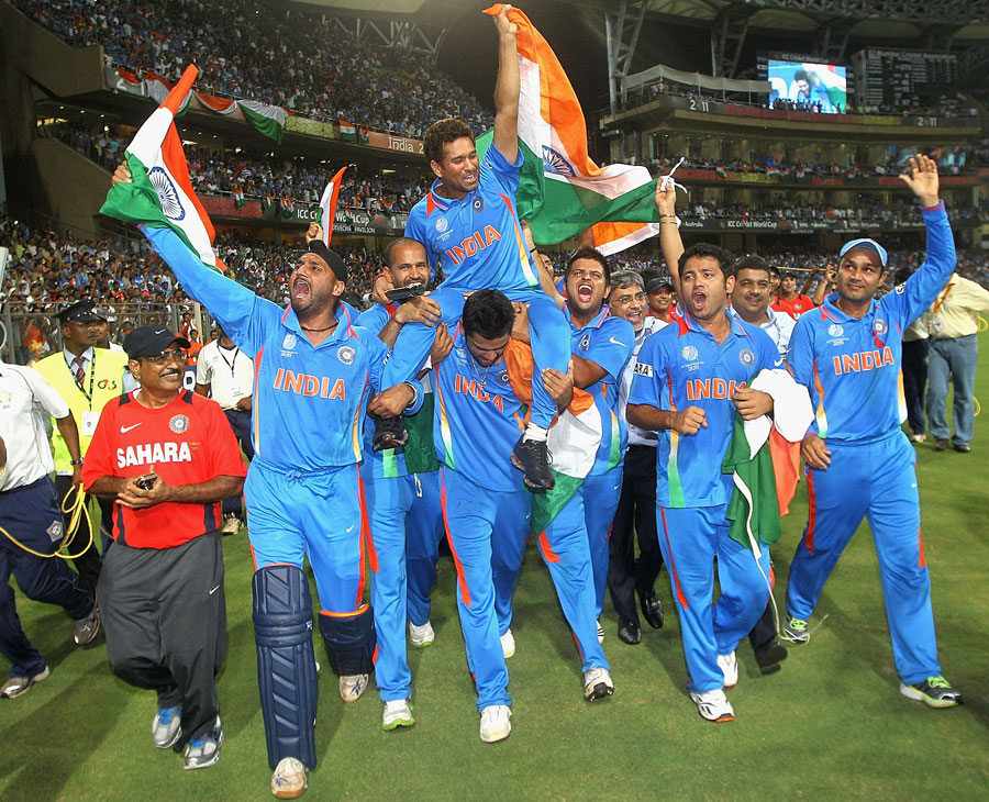 world cup cricket 2011 champions photos