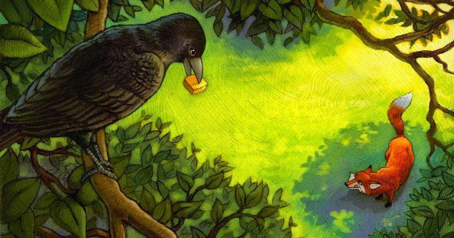 Kids Stories: Aesop's Fables-The Crow and the Fox