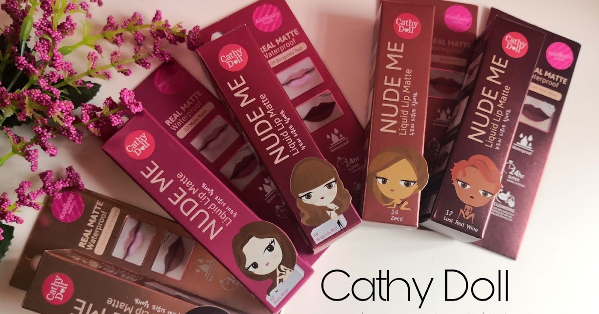 Cathy Doll Lipstick [Swatches & Review] Nurul Shaida Vee Marissa
