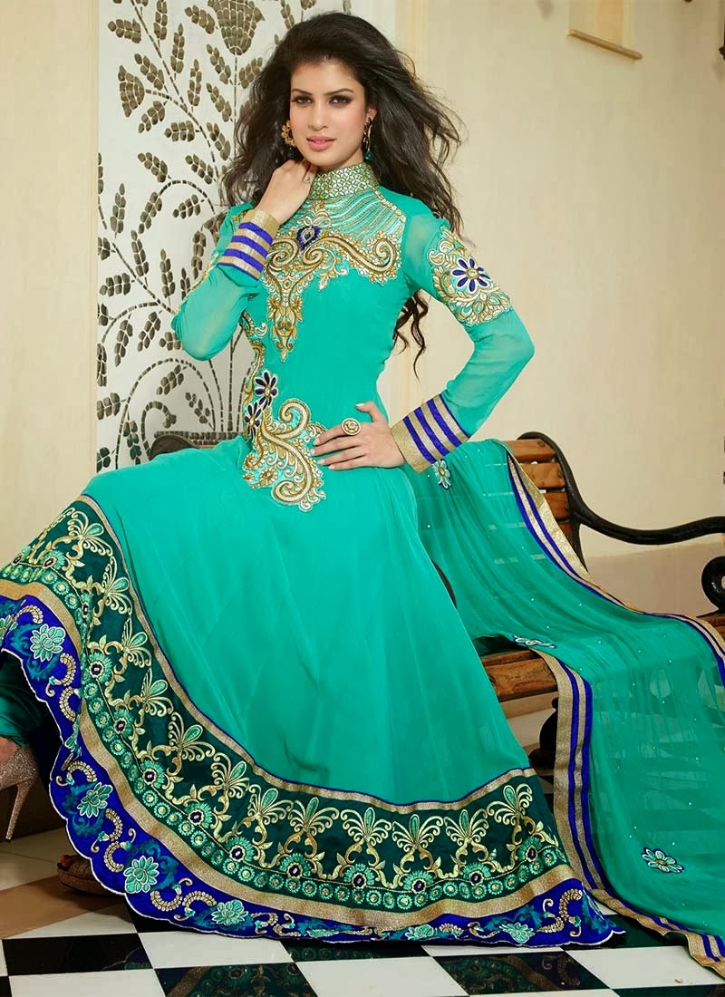 Best Wedding Anarkali Long Dresses Of Beautiful Dress 2013-14 ...