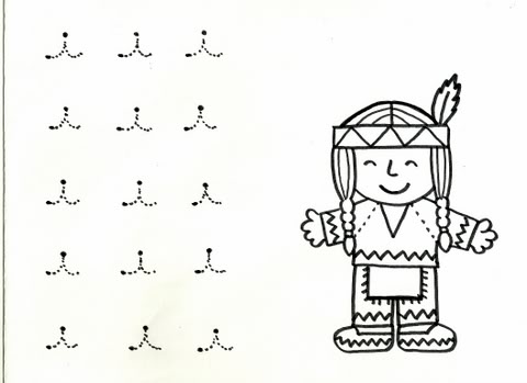 Imágenes y dibujos de las vocales para trazar