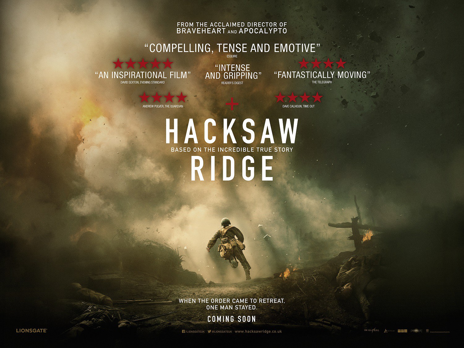 movie review about hacksaw ridge