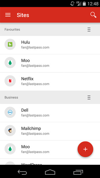 LastPass 4.5 LastPass 4.5