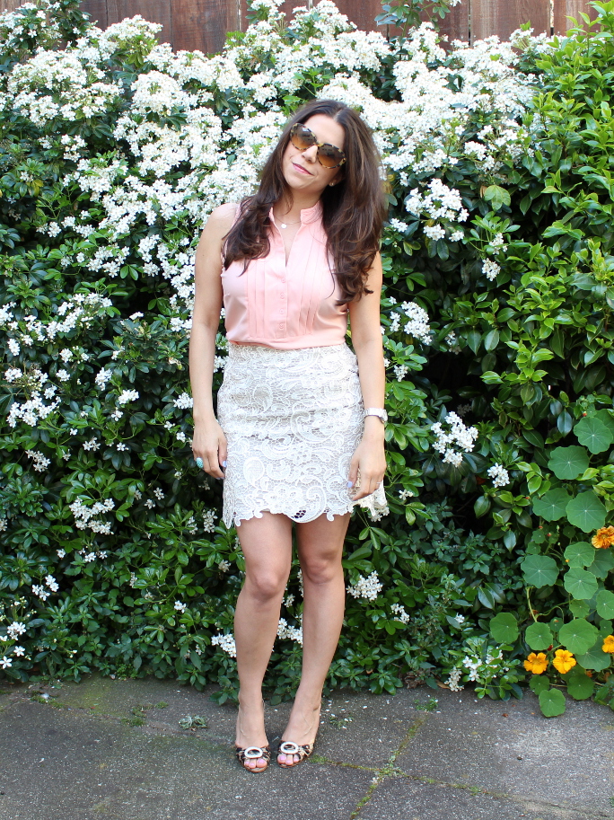 The Corporate Catwalk by Olivia : diy lace skirt
