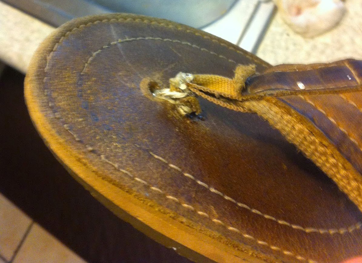 how to fix broken sandals