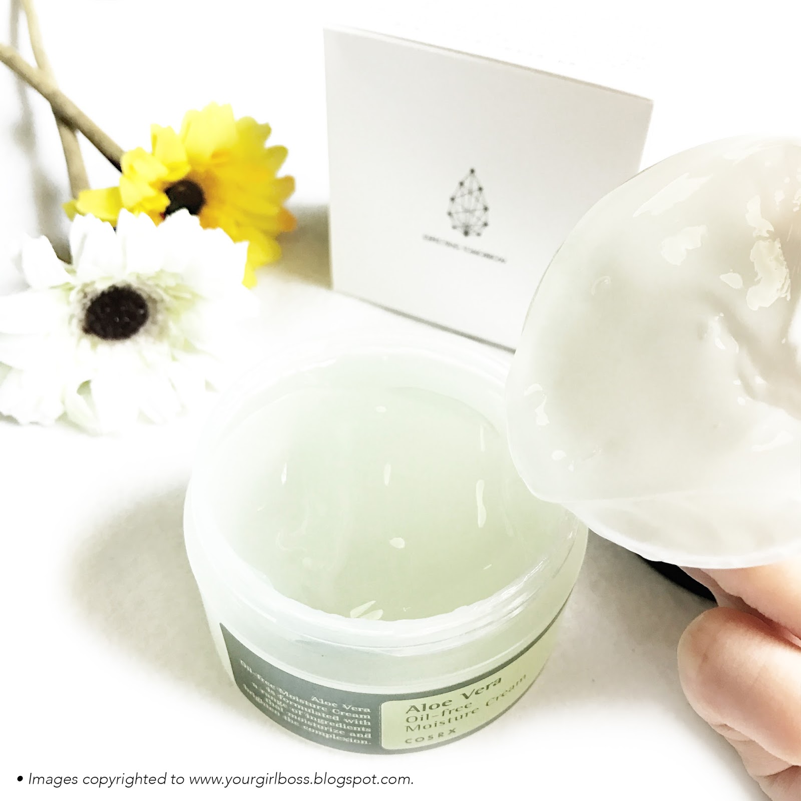 Cosrx Aloe Vera OilFree Moisture Cream Review Jean Kuah's Beauty Blog