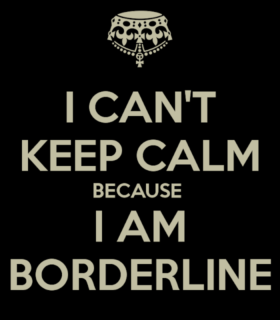 Image result for borderline crazy meme