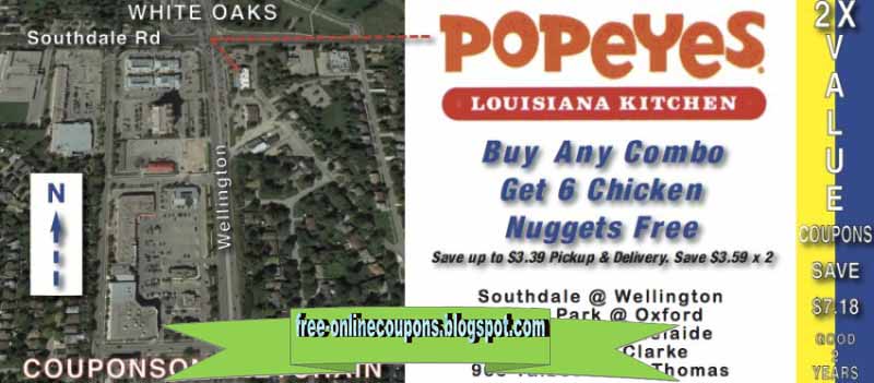 Popeyes printable coupons april 2018