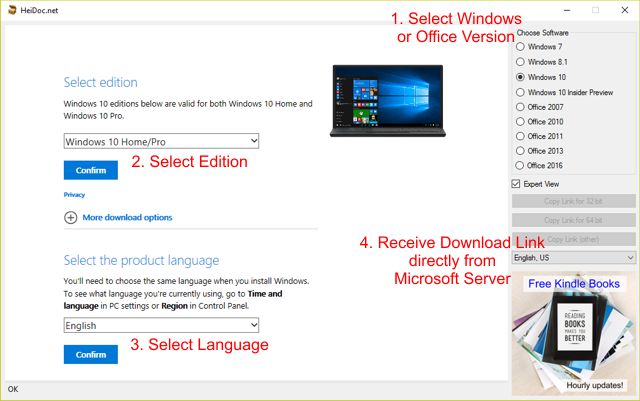SCARICARE ISO UFFICIALI WINDOWS E OFFICE SENZA PRODUCT KEY