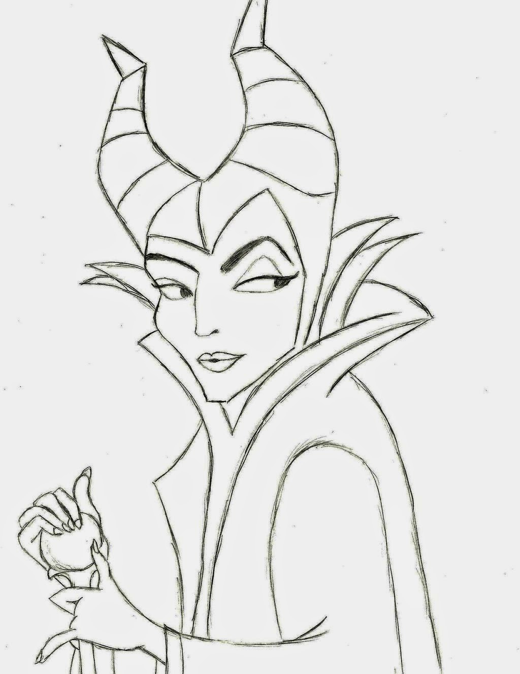 maleficent coloring pages - photo #20