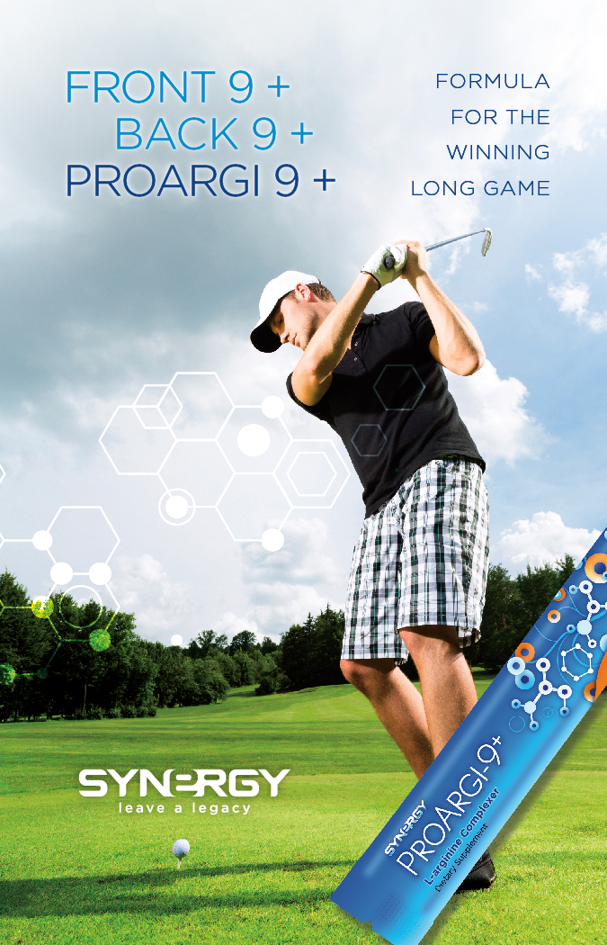 ProArgi9+ Golf Ad Synergy WorldWide Blog United States