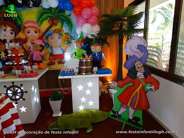 Decoração infantil Jake e os Piratas - festa de aniversário