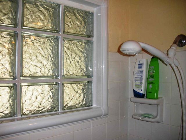GLASS Block WINDOWS in Shower GLASS Block WINDOWS in Shower