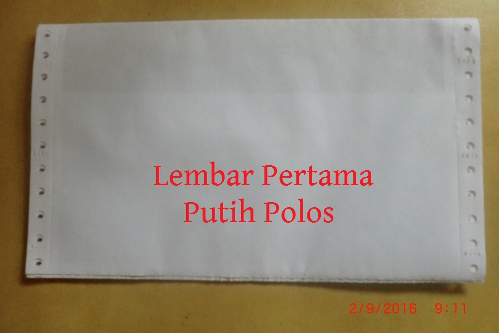 Jasa Cetak Slip Gaji Carbonize Carbonized