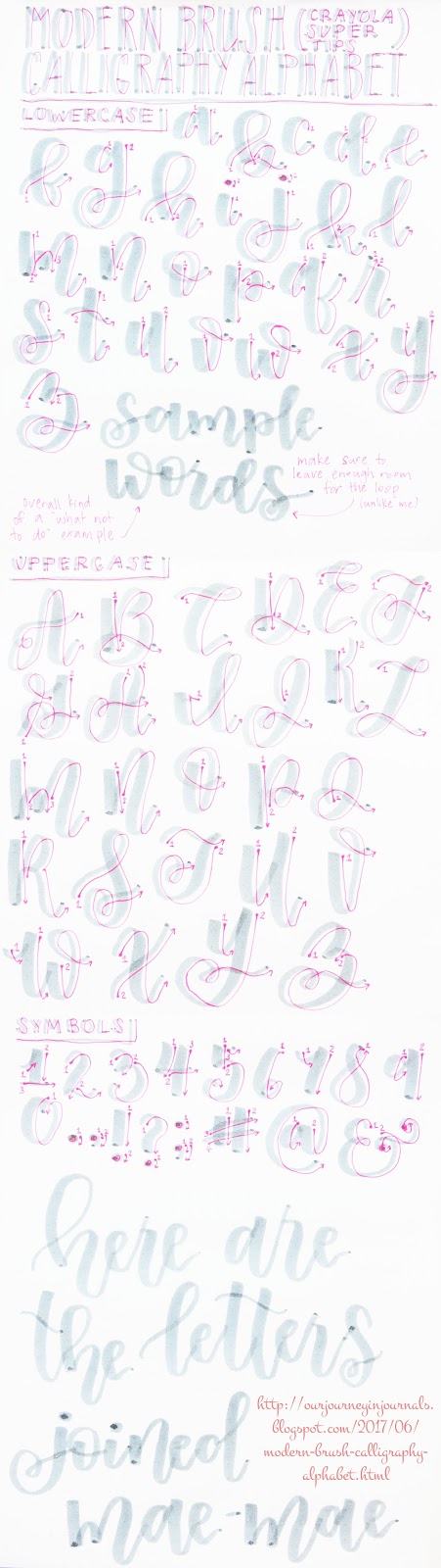 Handwritten Abc Typeface Fonts Vintage Calligraphic Stock Vector