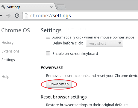 Powerwash Chromebook without Password Factory Reset Chromebook Without Password