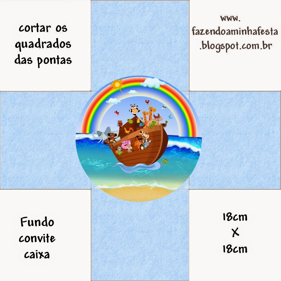 Noah's Ark in Light Blue Free Printable Boxes. Noah's Ark in Light Blue Free Printable Boxes.