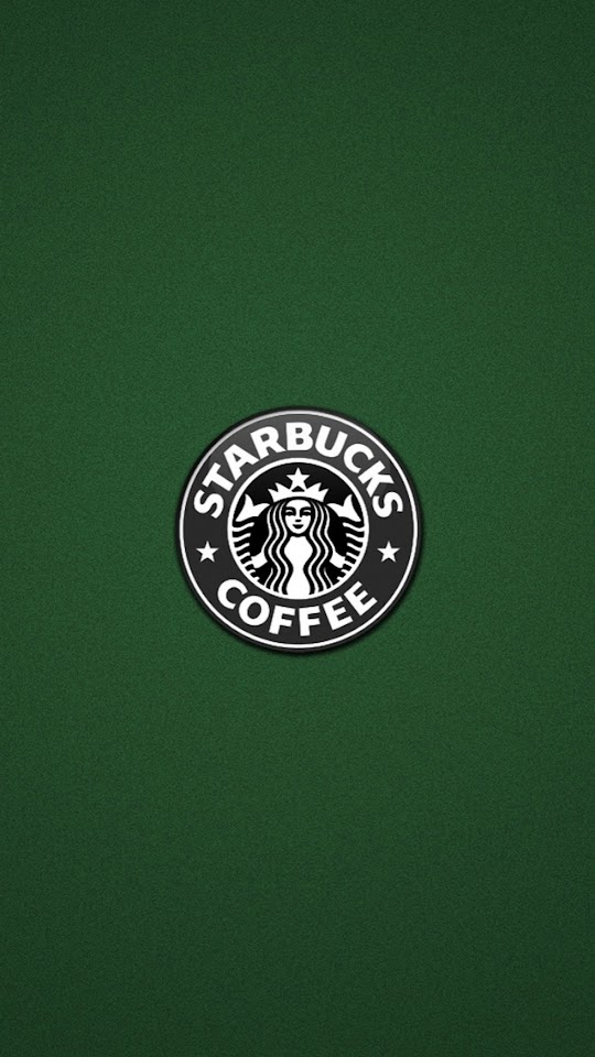   Starbucks Logo On Blue Background   Android Best Wallpaper
