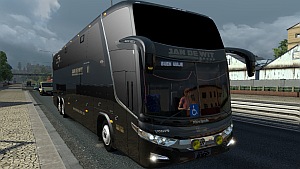 Jan De Wit Black Edition G7 LD 6×2 Bus mod Jan De Wit Black Edition G7 LD 6×2 Bus mod