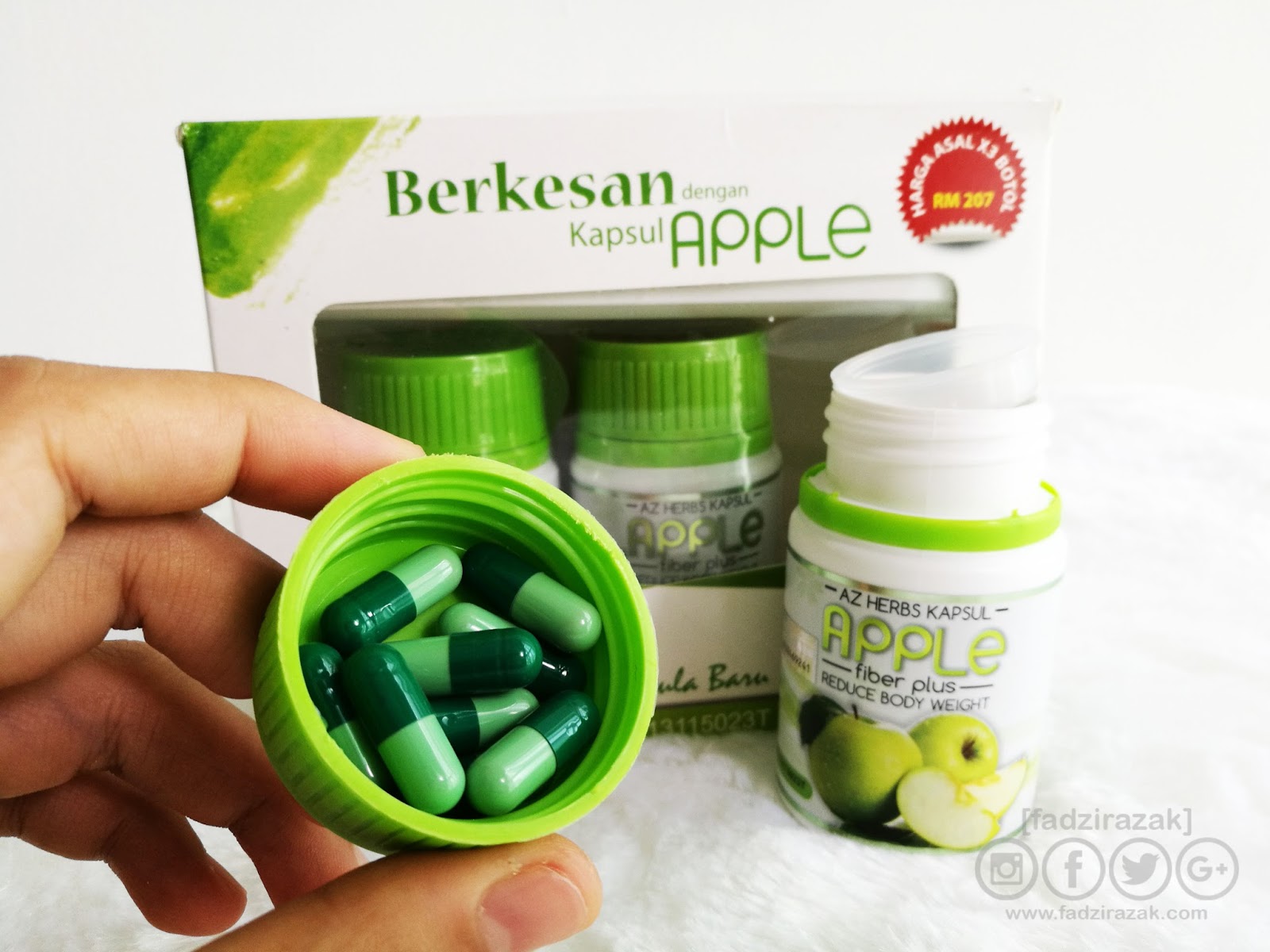 Apple Fiber Plus Cara Mudah Kempiskan Perut Buncit
