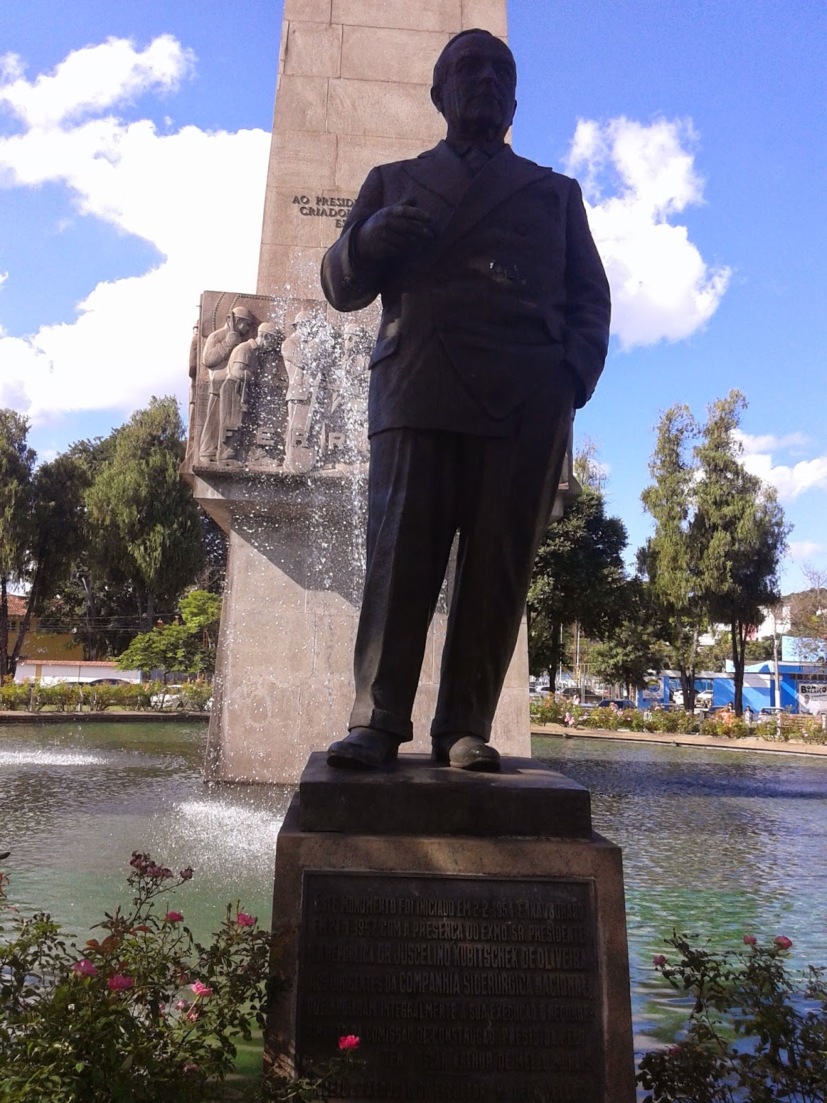 Monumento em homenagem ao ex-presidente Getúlio Vargas