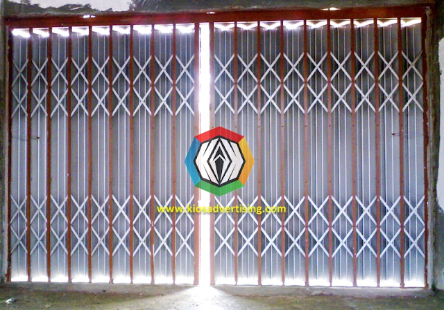 Jasa Pengecatan Pintu Ruko Folding Gate Ruko di Malang