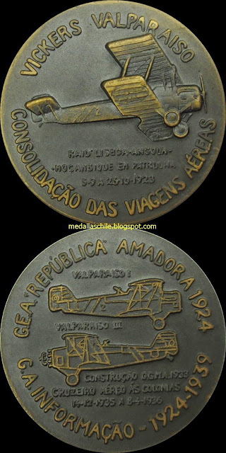 Medalal Vickers Valparaíso Portugal