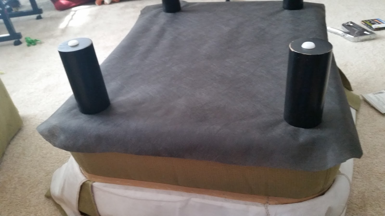 Tutorial Repairing the dust cover on your furniture or box spring bed.