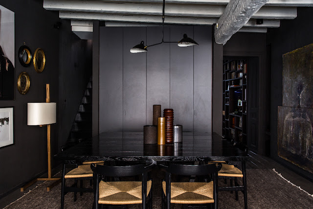 Dark shades and dramatic atmosphere in Lyon by Maison Hand