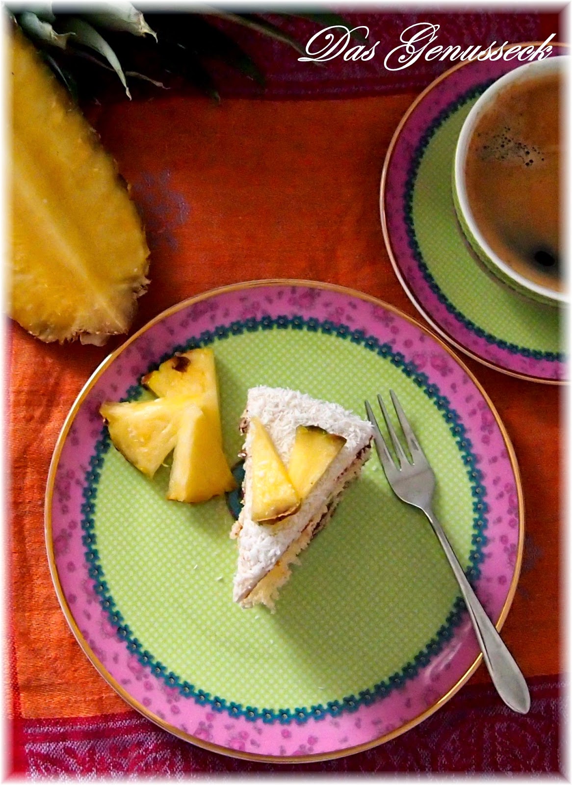 Das Genusseck: Ananas-Bananen-Torte mit Mousse au Chocolat