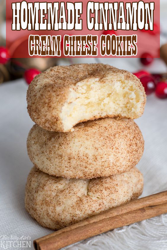 HOMEMADE CINNAMON CREAM CHEESE COOKIES #DESSERT #CAKE #EASYRECIPE HOMEMADE CINNAMON CREAM CHEESE COOKIES