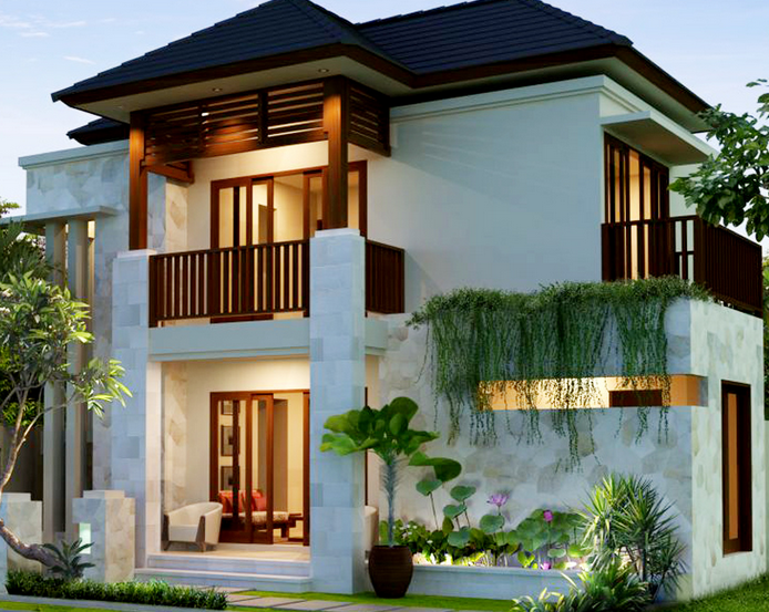 Gaya Terbaru 38+ Model Teras Minimalis 2 Lantai