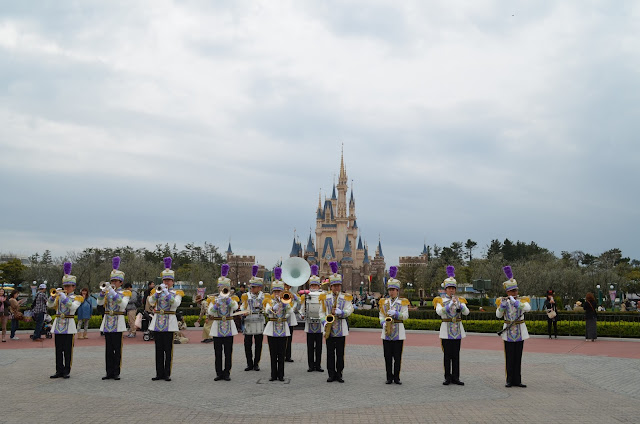 Parade in front of Cindrella Castle, Tokyo Disneyland