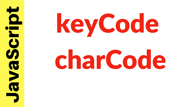 js keycode & keychar