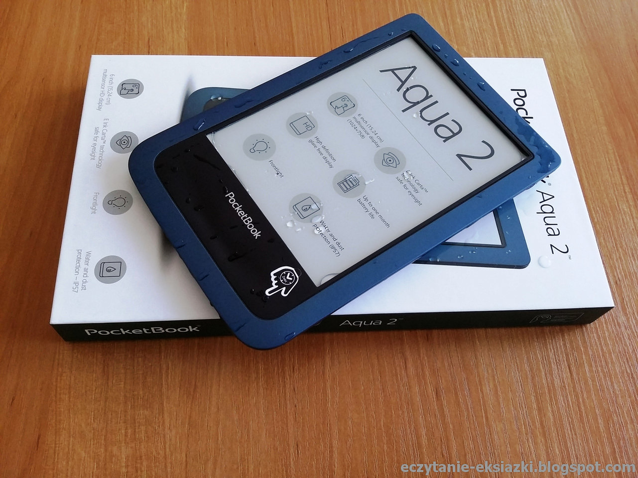 PocketBook Aqua 2 po wyjęciu z wody