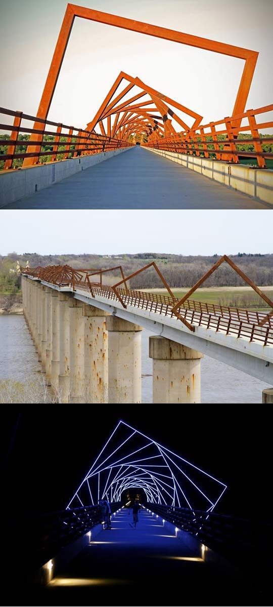 High Trestle Trail Bridge near Des Moines, Iowa