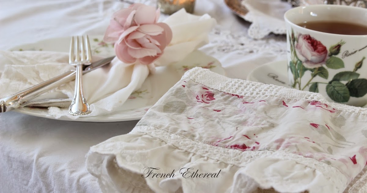 French Ethereal How to Decorate your Tea Towels