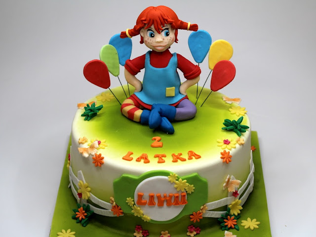 Pippi Longstocking Birthday Cake in Chelsea, London