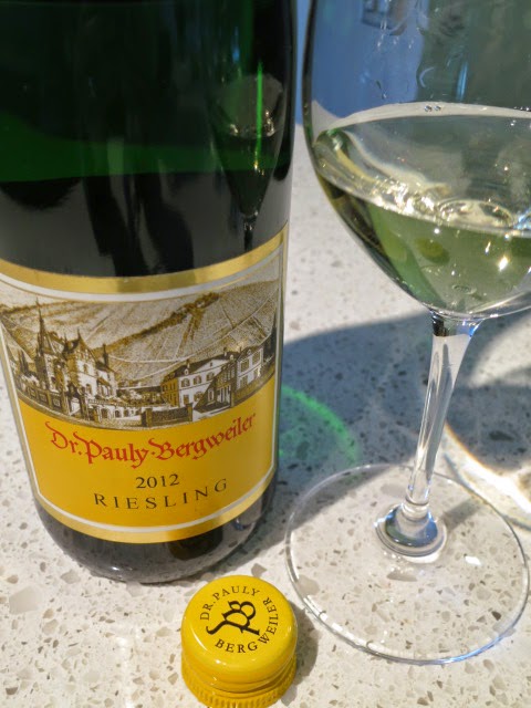 Wine Review of 2012 Dr. Pauly-Bergweiler Riesling from Mosel, Germany (88+ pts)