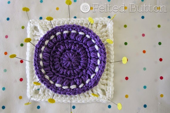How to Wet Block your Crochet Motifs