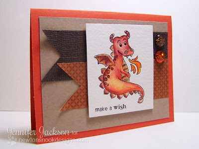 Fire Dragon card using Magical Dreams Stamp set
