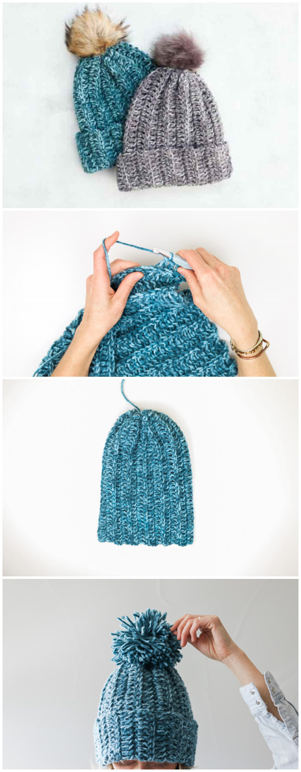 1.5 Hour Beanie – Free Crochet Hat Pattern
